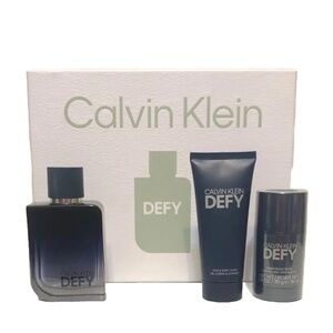 Calvin Klein Defy Grooming Set - Blue and Gray